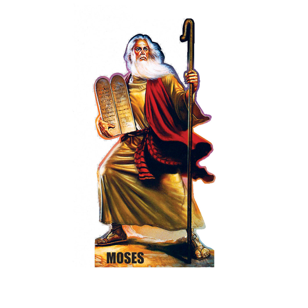 Moses Life Size Carboard Stand Up, 6 feet…