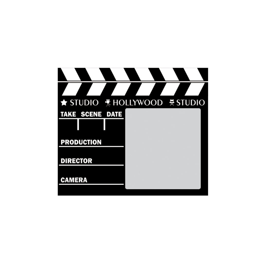 Movie Party Party Frame Photo Prop, 35 X 30 inches (Clapboard)